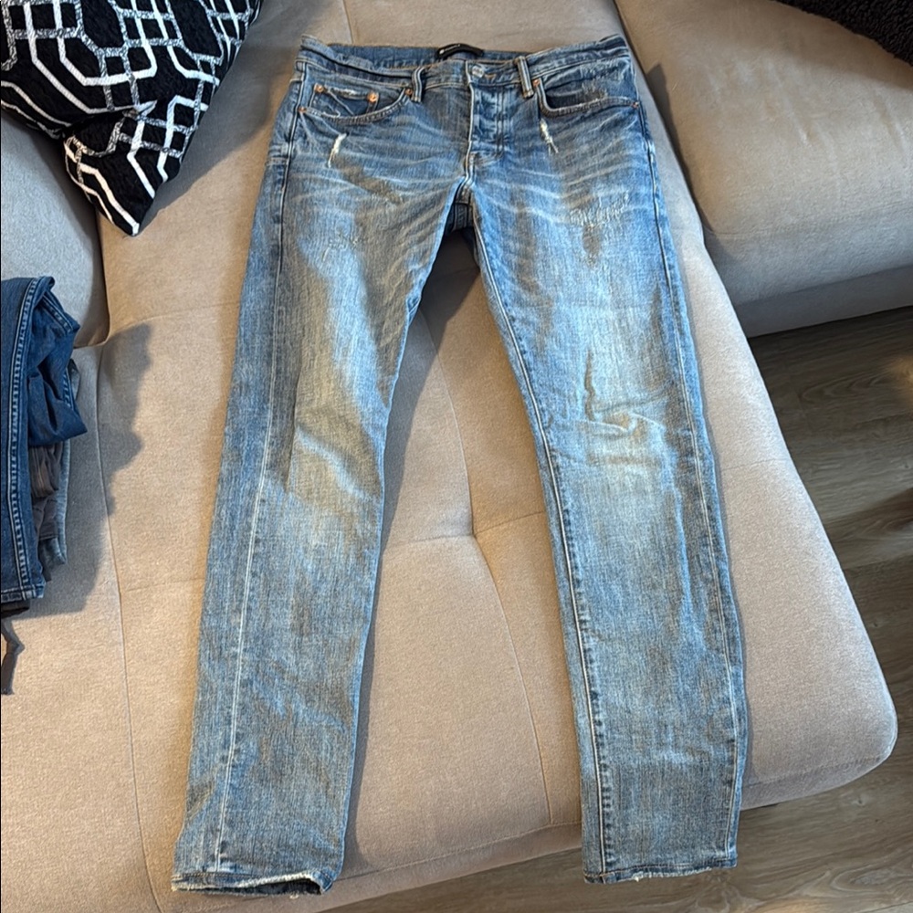 Purple Brand Stylish Blue Denim Jeans